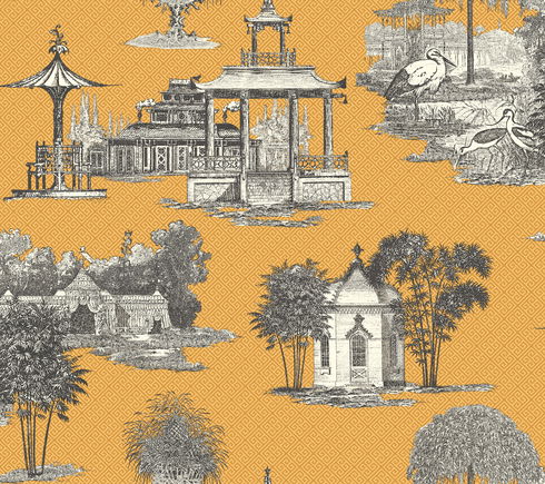 Mandarin Yellow Wallpaper
