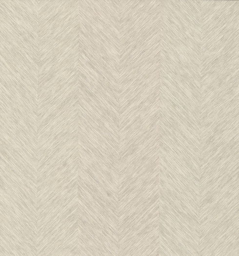 Chevron Cream Metallic Wallpaper