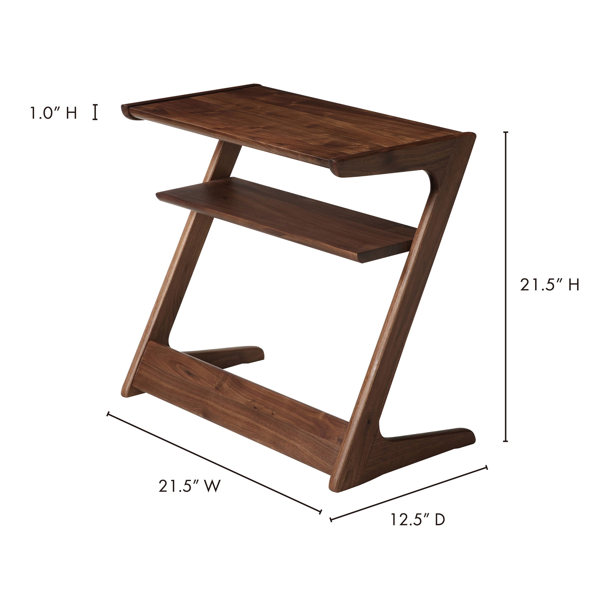 Sakai Accent Table Brown large image 