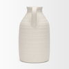 Tyrus Large Textured Matte White with Speckling Ceramic Vase thumbnail 6
