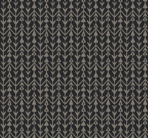 Martigue Stripe Black Wallpaper