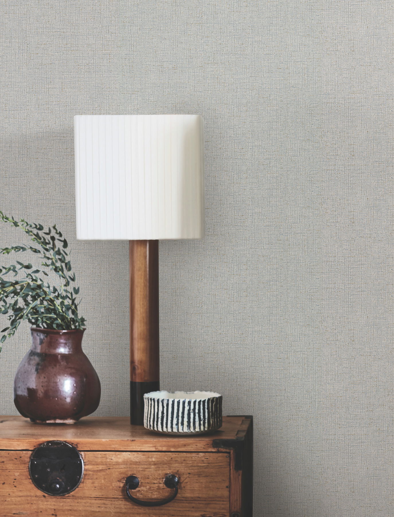 Hardy Linen Dusk Wallpaper, by York Wall, 27' length x 2'3" width x 0.02" depth View 2