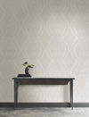 Heritage Damask White & Beige Wallpaper thumbnail 2