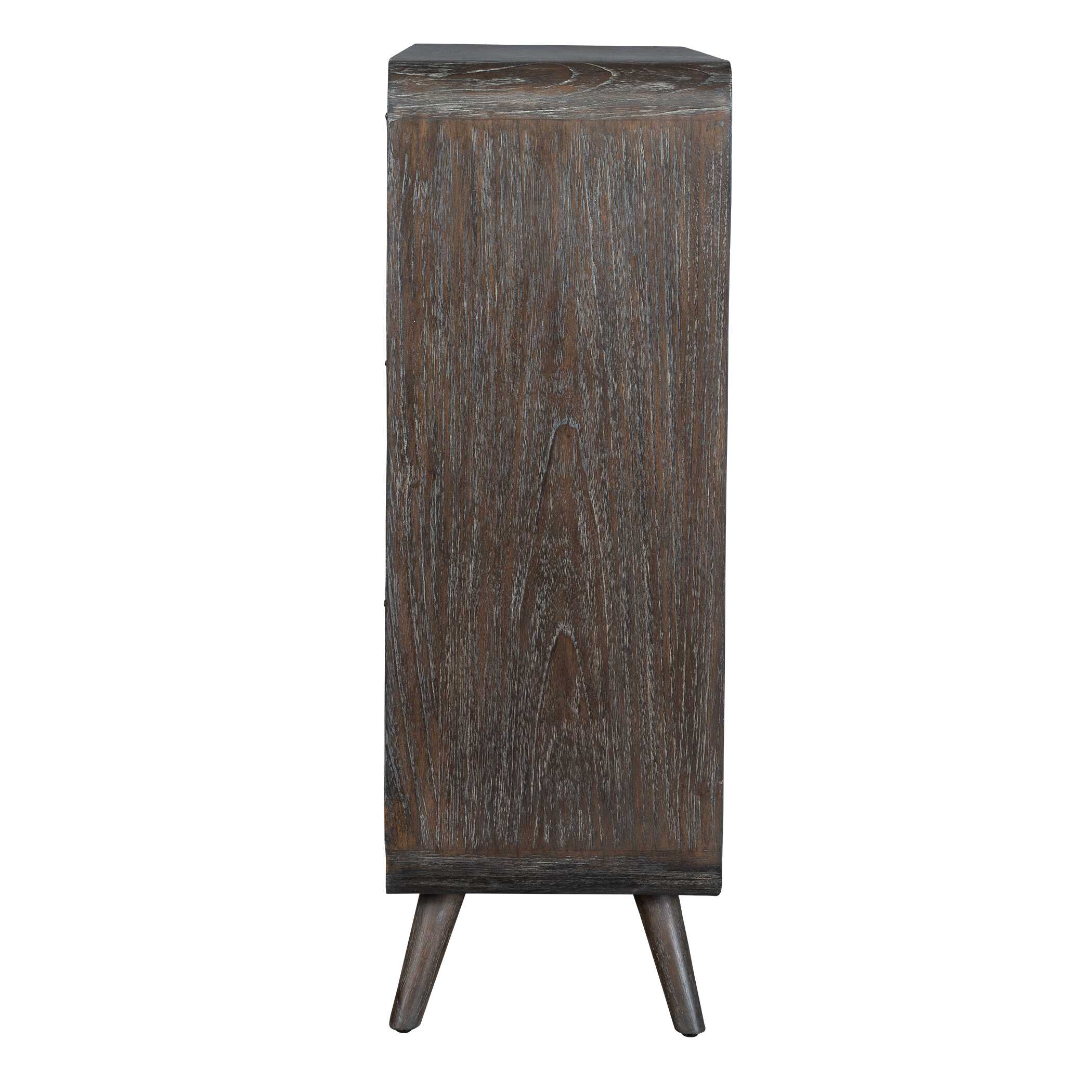 Hausen 2 Door Mid-Century Cabinet, Furniture by Uttermost, 29" width x 35" height x 18" depth View 6