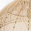 Thad 1-Light Natural Woven Rattan Dome Pendant, by Mercana, 24.5" length x 24.5" width x 14.5" height thumbnail 7