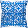 Indigo Blues Accent Pillow, Decorative Pillow by Surya, 18" length x 18" width thumbnail