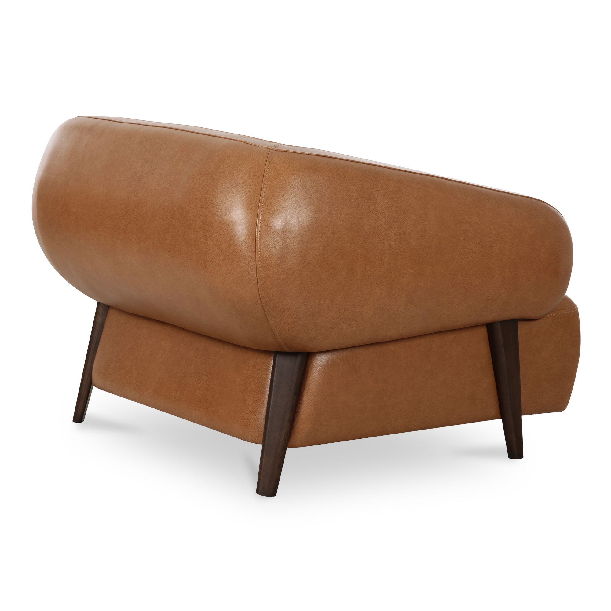Devlin Lounge Chair Tan Leather large image 