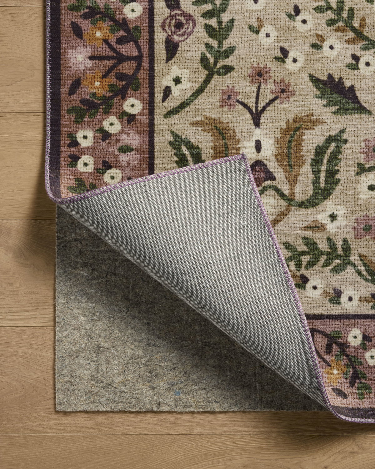 Rifle Paper Co. x Loloi Canopy Rug, 1'6" length x 1'6" width View 8