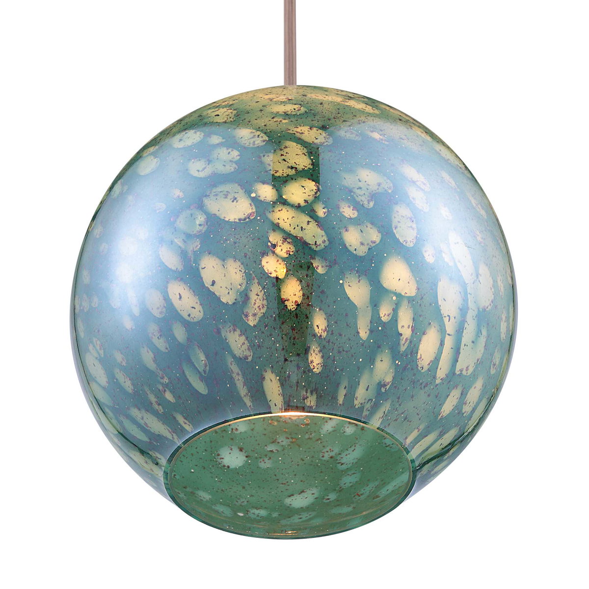 Gemblue1 Light Mini Pendant, Mini Light Pendant by Uttermost, 9.37" width x 10.12" height x 9.37" diameter x 9.37" depth View 6