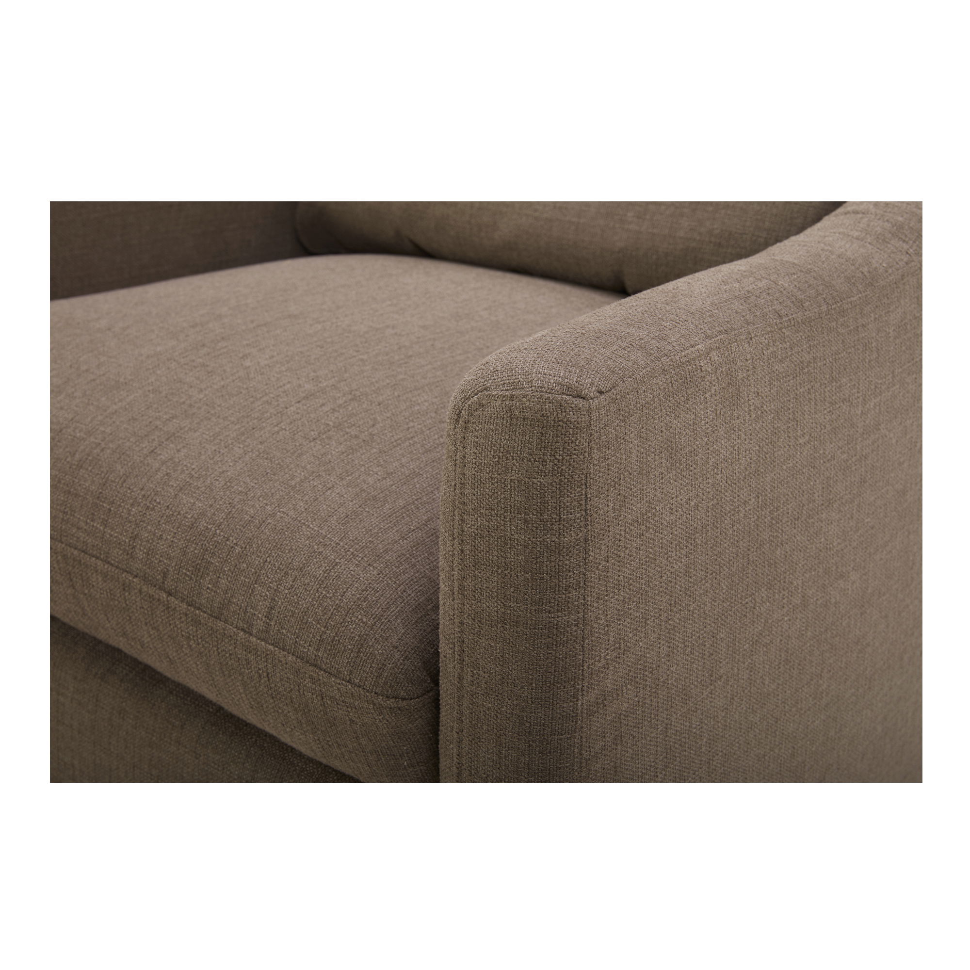 Linden Swivel Chair Soft Taupe large image 