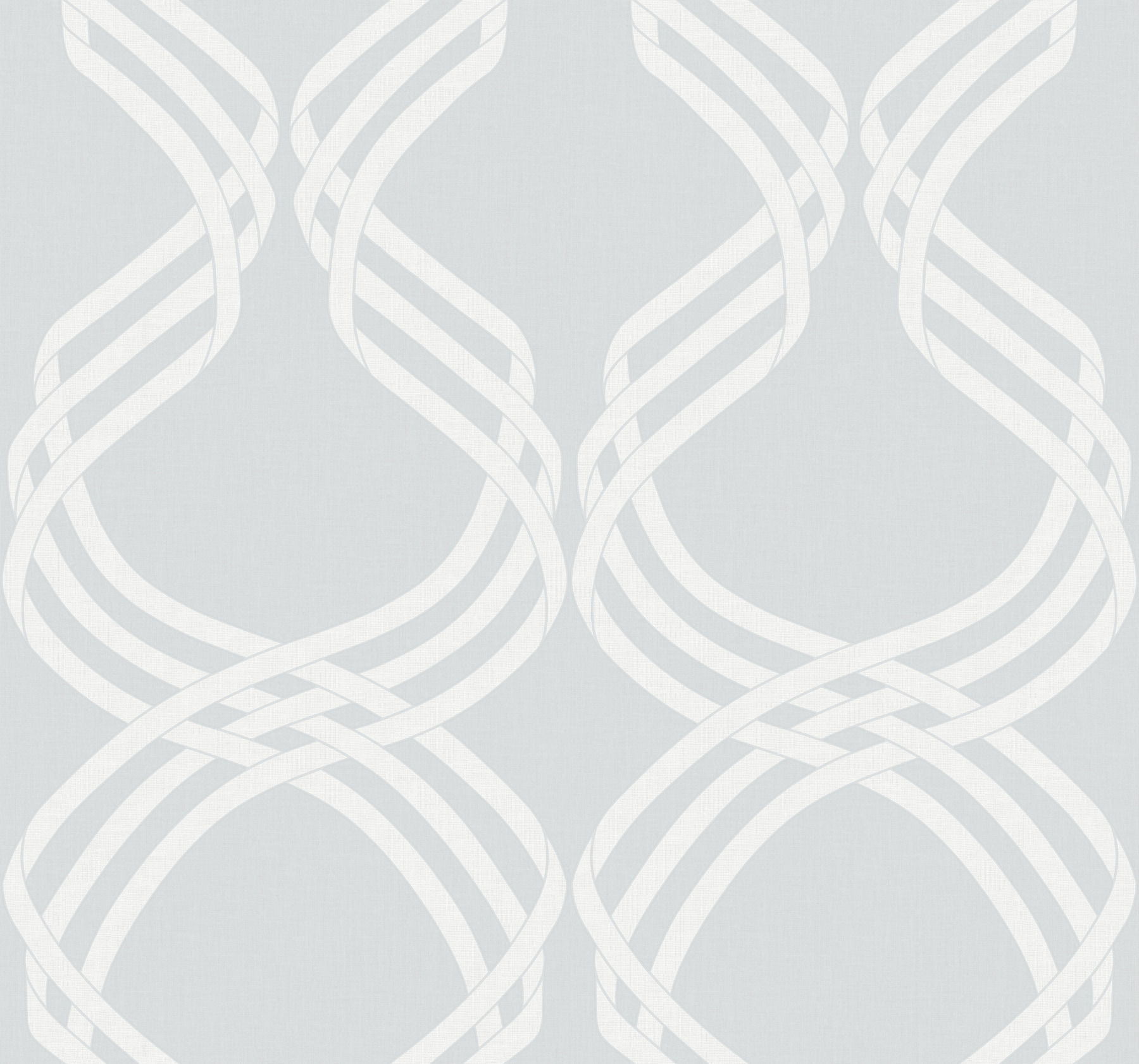 Grey & White Dante Ribbon Wallpaper large image 