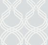 Grey & White Dante Ribbon Wallpaper thumbnail 0
