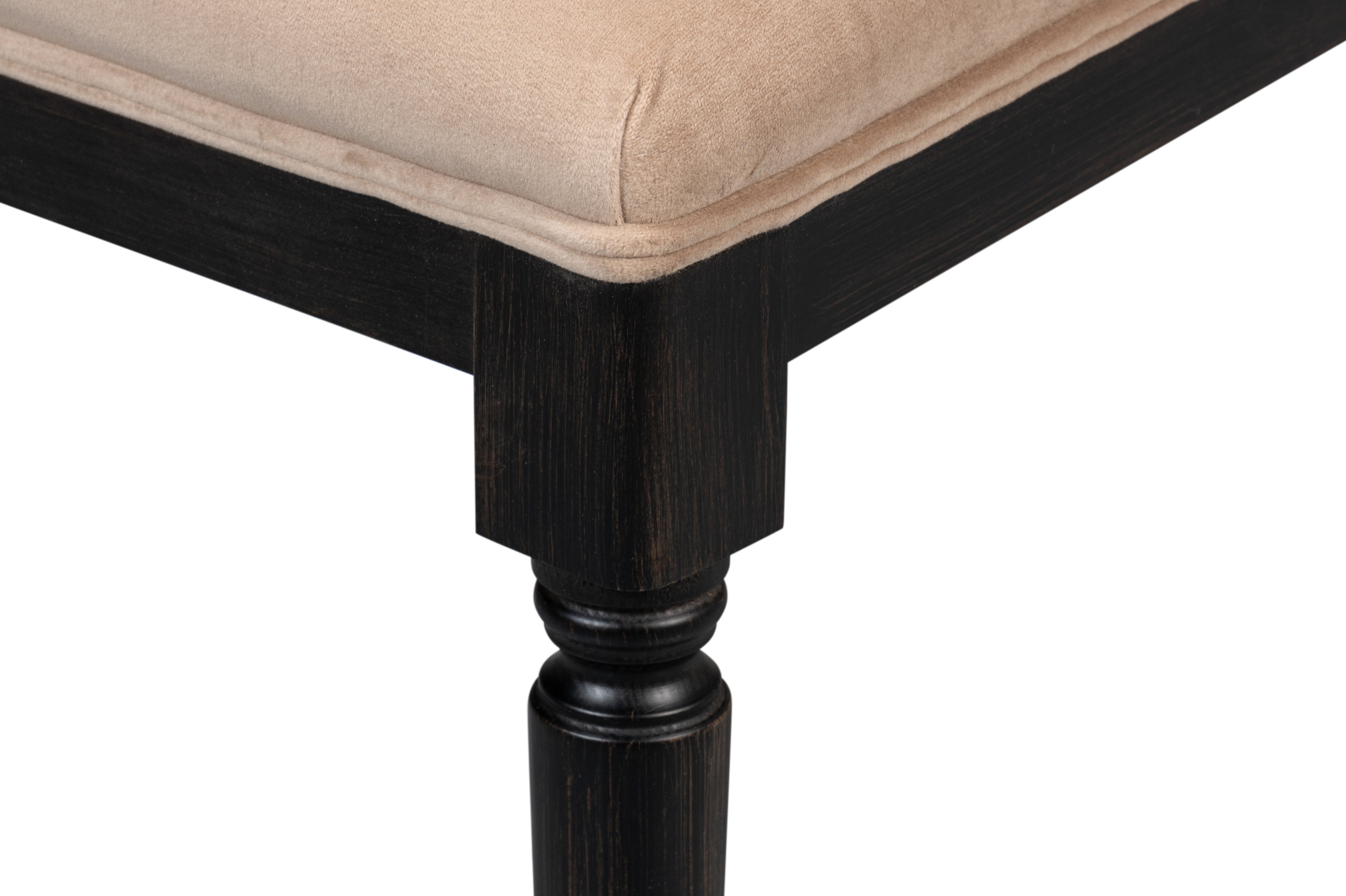 Cane Back Side Chair, Nero, Toffee, Dining Chair by Sarreid, 20" length x 20" width x 40" height View 5