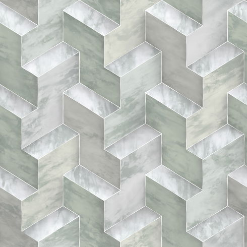 Green Step to It Wallpaper