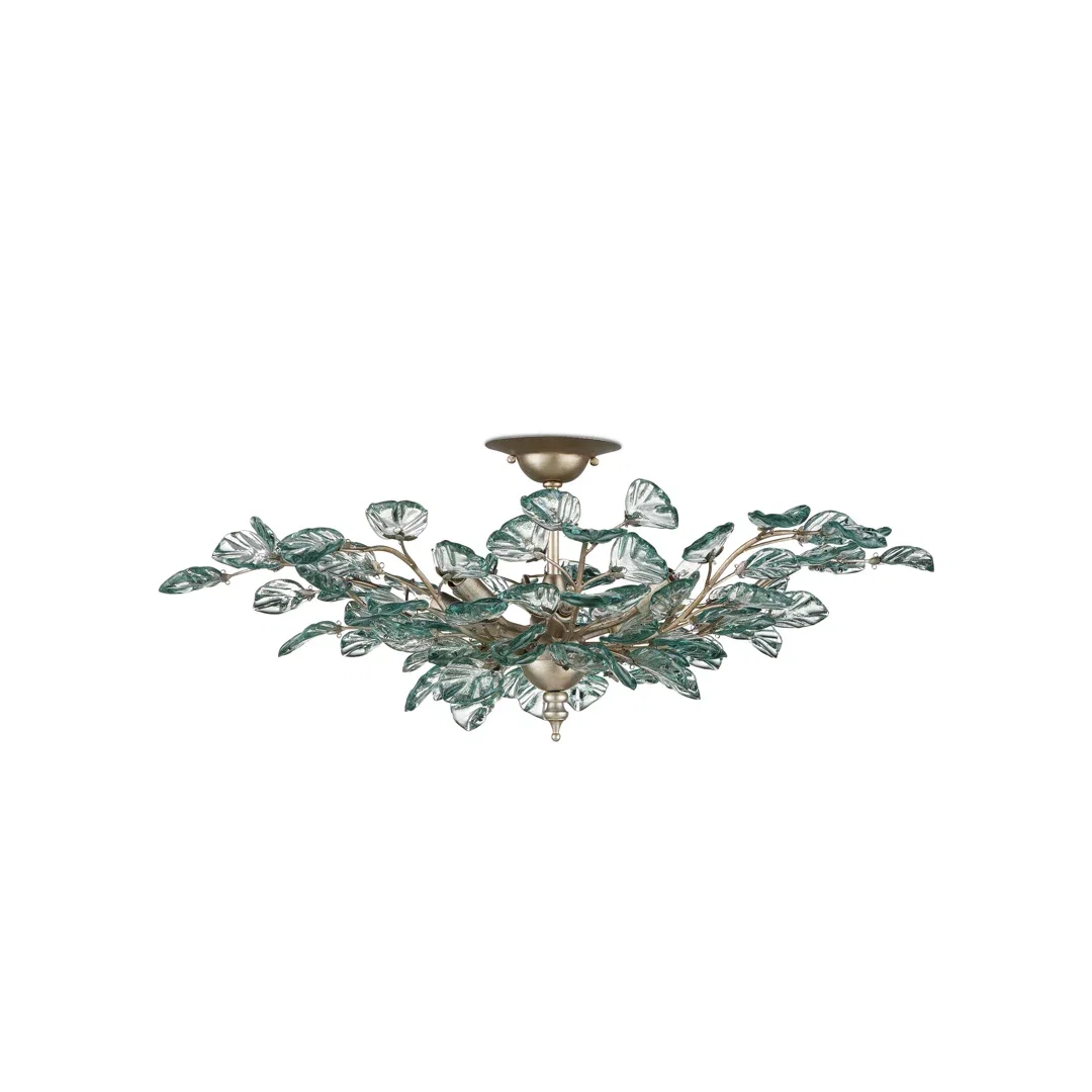 Baobab 8 - Light Semi Flush Mount, by Currey and Company, 33.5" width x 13" height x 33.5" depth View 1