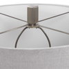 Vilminore Gray Glass Table Lamp, by Uttermost, 1'5" width x 2'9.25" height x 1'5" depth thumbnail 5