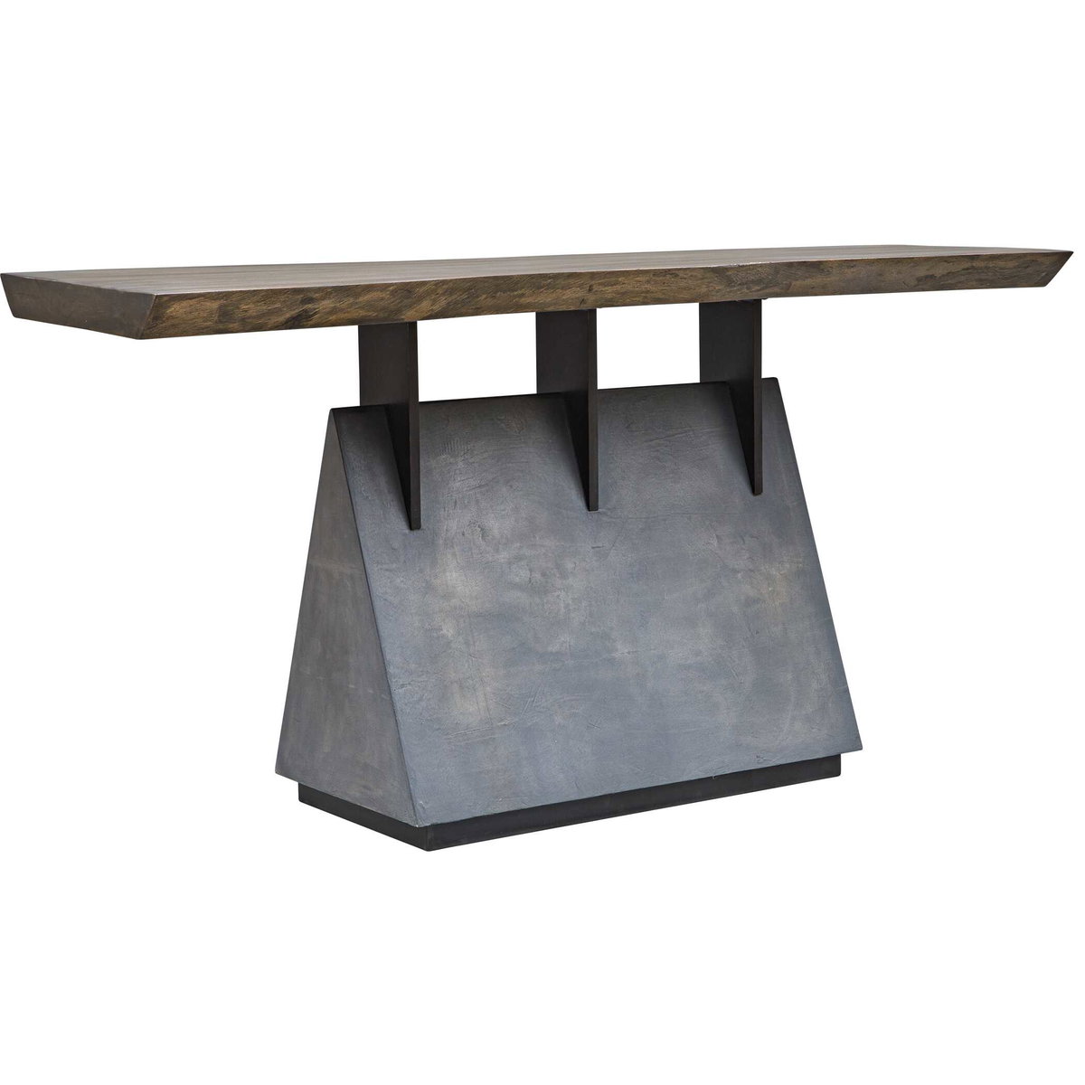 Vessel Industrial Console Table, by Uttermost, 60" width x 30.25" height x 22" depth View 5