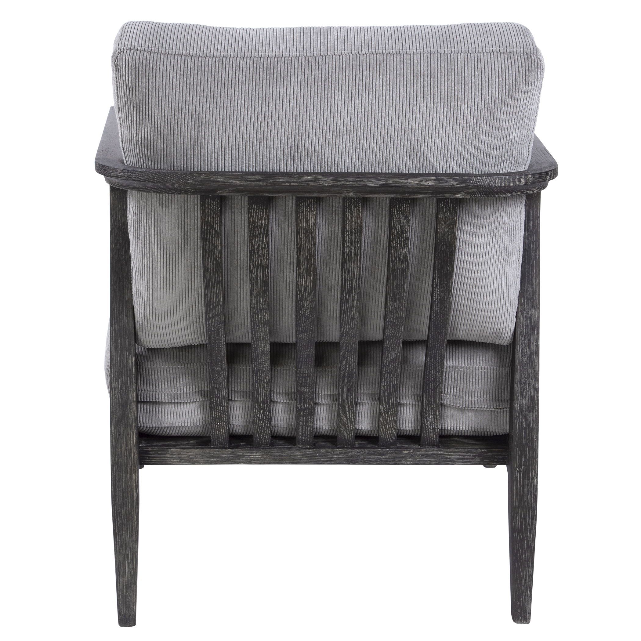 Brunei Modern Gray Accent Chair large image 