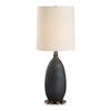 Bower Matt Black Table Lamp, by Uttermost, 14" width x 34.5" height x 14" depth thumbnail 1