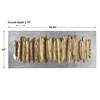 Lev Gold Metal Wall Decor, Art by Uttermost, 24" width x 55.25" height x 2.75" depth thumbnail 3