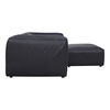 Form Nook Modular Sectional Vantage Black Leather thumbnail 1