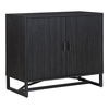 Sierra 2 Door Cabinet Black, Cabinets & Sideboard by Moe's Home, 39" width x 33" height x 18" depth thumbnail 2