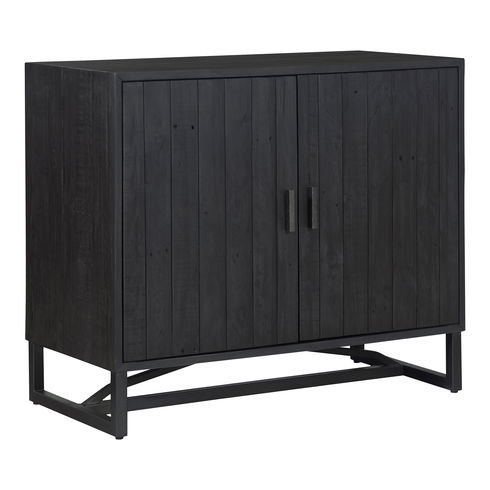 Sierra 2 Door Cabinet Black