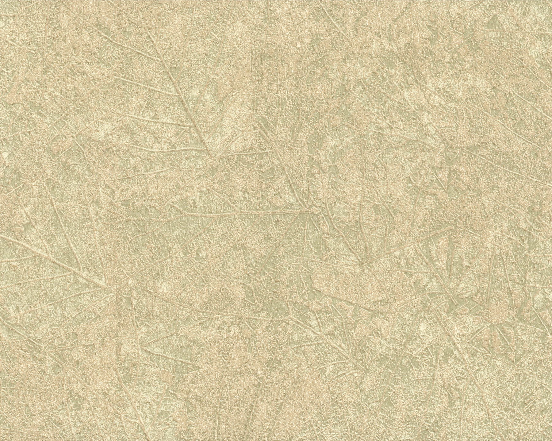 Tossed Leaves Beige Wallpaper large image 