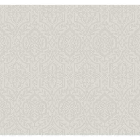 Cathedral Damask Grey Wallpaper