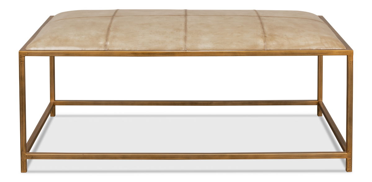 Montvale Coffee Table/Bench, by Sarreid, 2' length x 4' width x 1'6" height View 2
