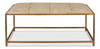 Montvale Coffee Table/Bench, by Sarreid, 2' length x 4' width x 1'6" height thumbnail 2
