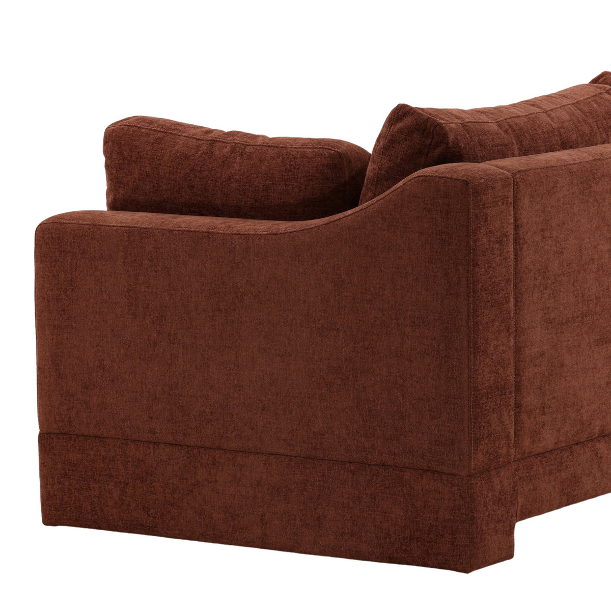 Chandler Sofa Rust, Sofas & Sectional by Dovetail, 102.5" width x 33.5" height x 40.75" depth View 6
