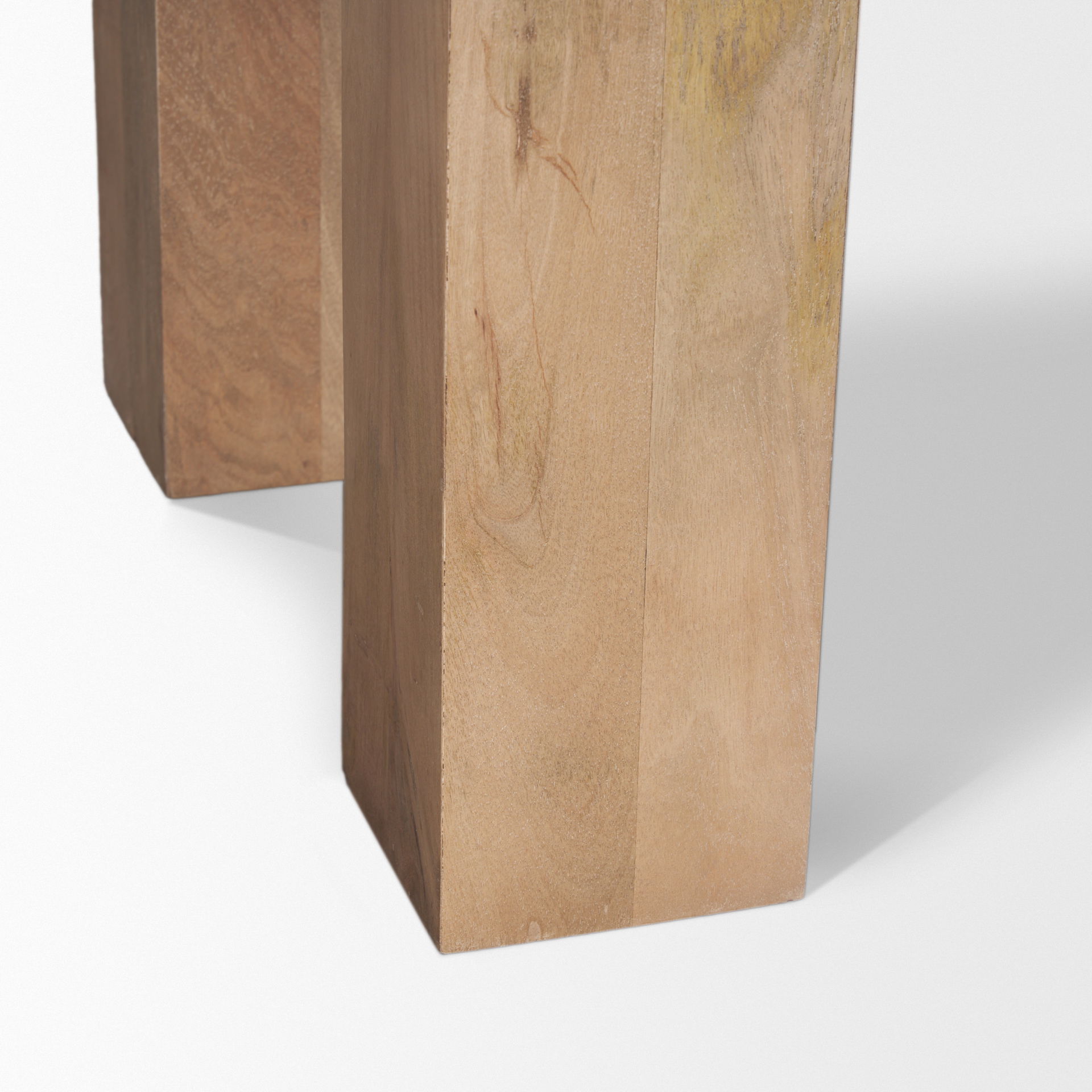 Beth Light Brown Wood with 3 Doors Sideboard large image 