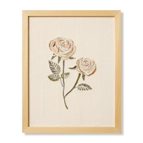 Loloi Rose Bud Beige Wall Art