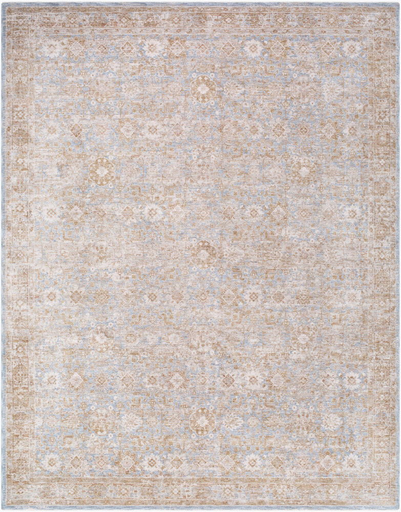 Da Vinci Machine Woven Rug, by Surya, 1'3.75" length x 1'3.75" width