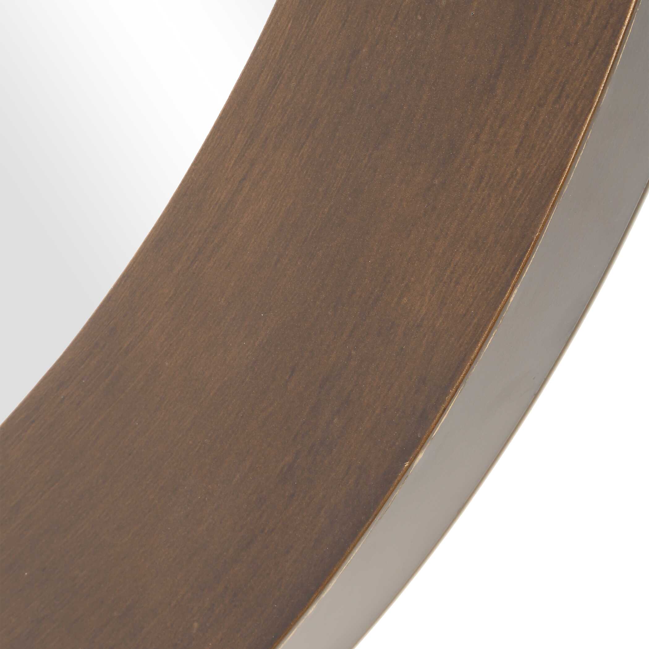 Reverse Round Mirror, by Uttermost, 43.75" width x 44.5" height x 2.12" depth View 5