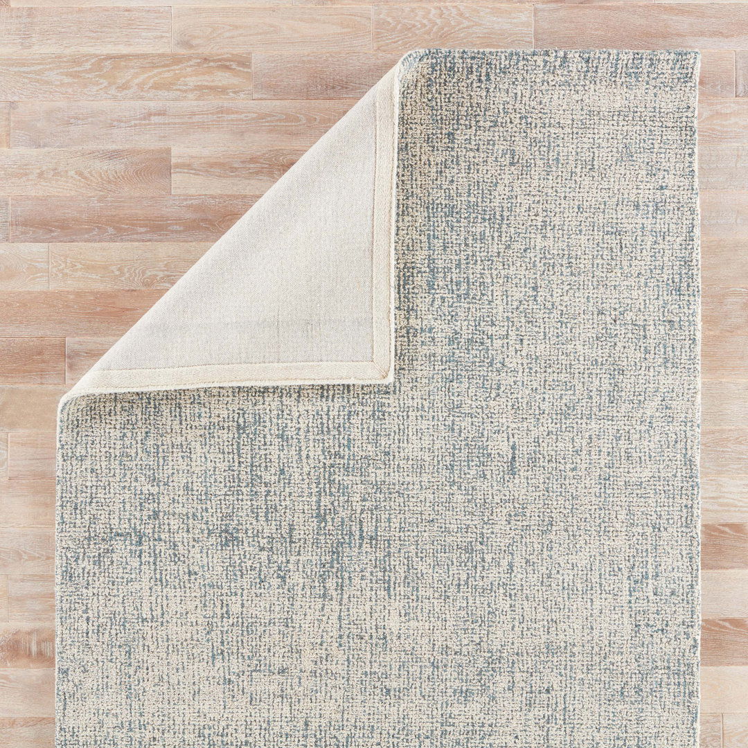 Ivory/Blue Area Rug large image 