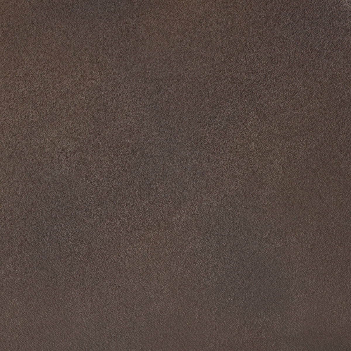 Minara 36' Square Brown Leather Wrapped with Wood Base Ottoman, by Mercana, 36" length x 36" width x 16" height View 3