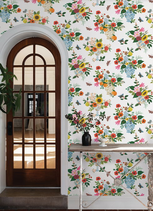Flower Studies Bright Wallpaper