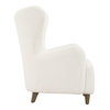 Ingel White Wingback Armchair, Accent Chair by Uttermost, 33" width x 39.5" height x 34" depth thumbnail 5