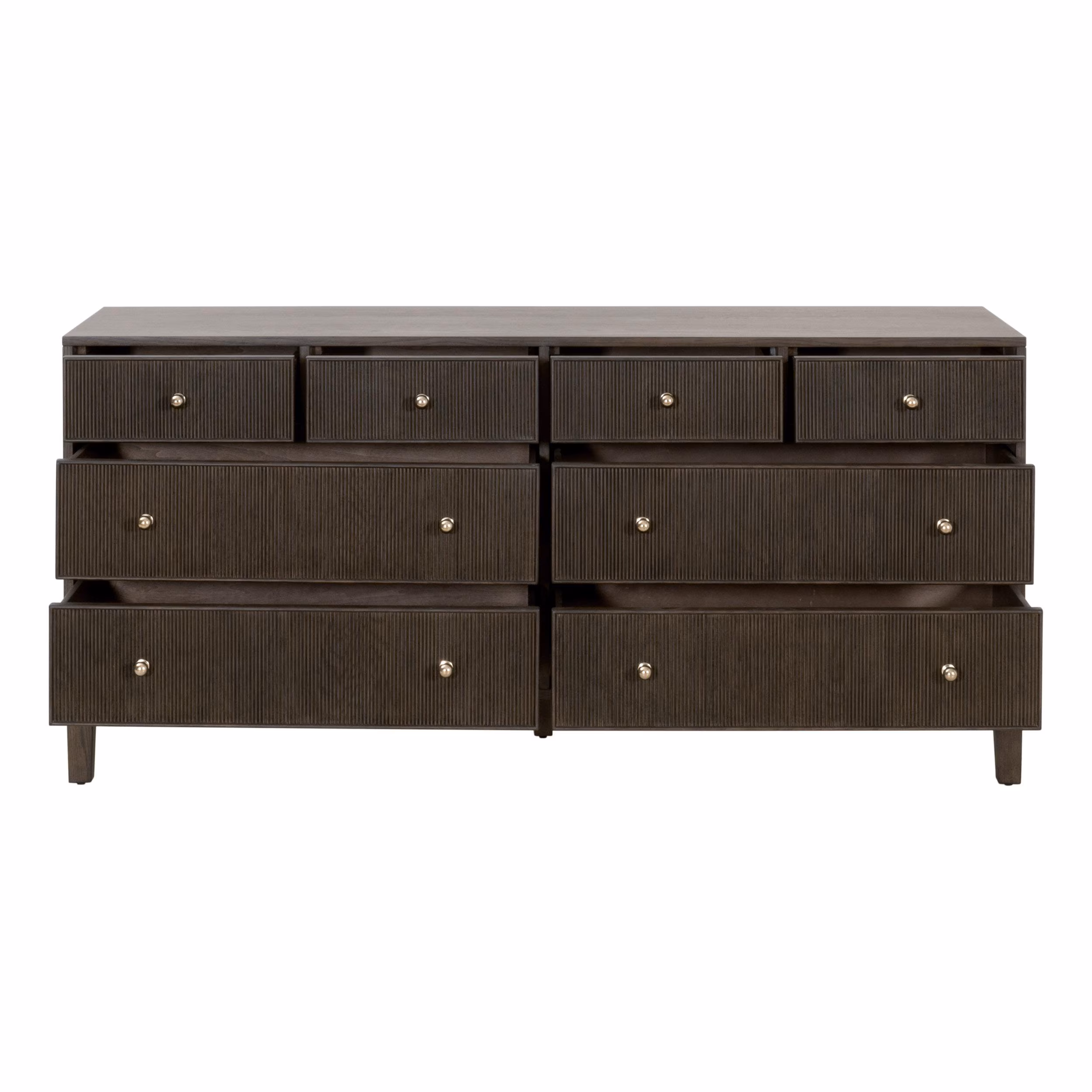 Highland 8-Drawer Double Dresser, by Essentials for Living, 67.5" width x 32" height x 20" depth View 2