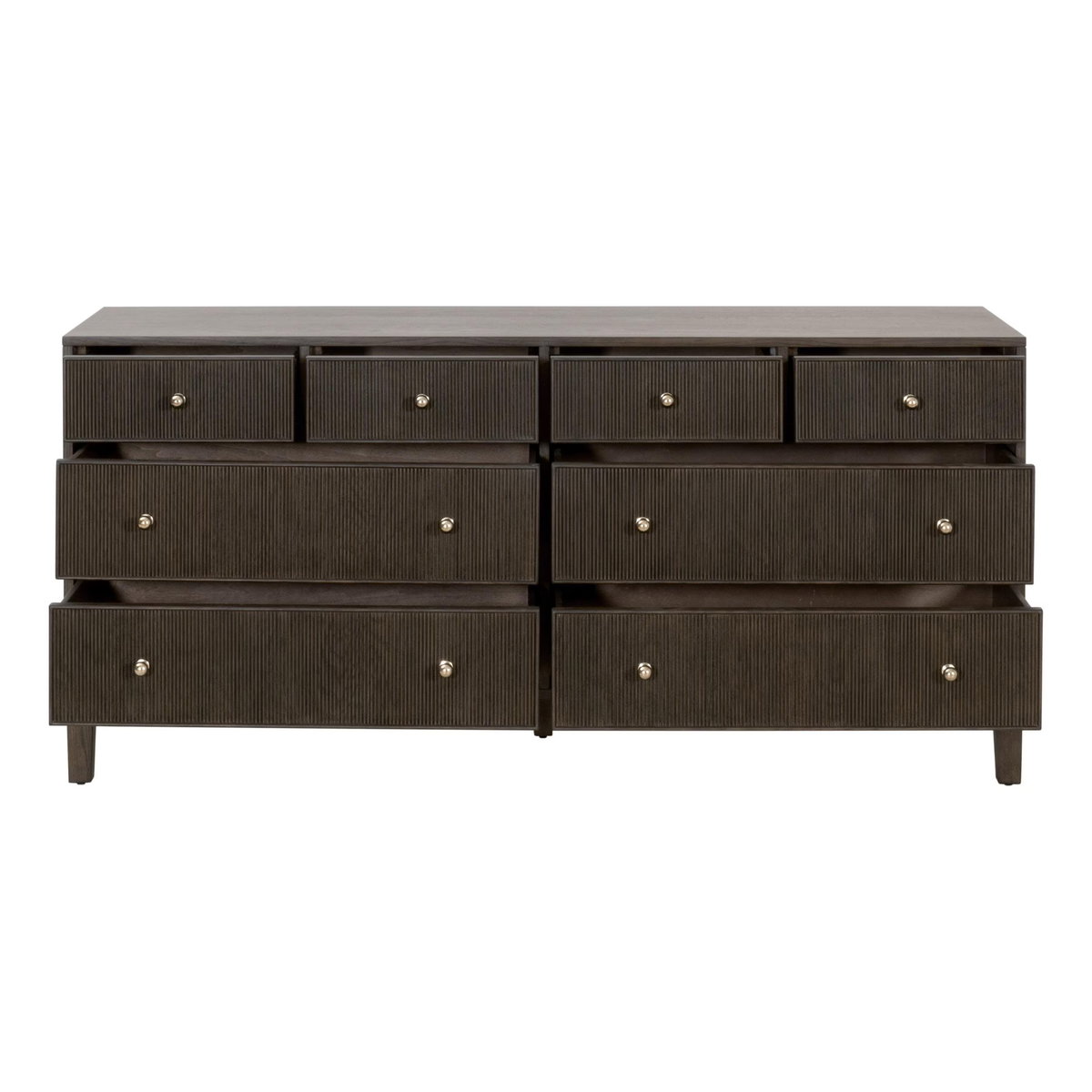 Highland 8-Drawer Double Dresser, by Essentials for Living, 67.5" width x 32" height x 20" depth View 2