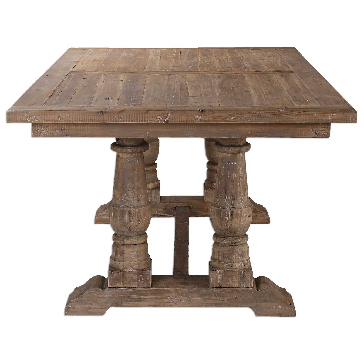 Stratford Salvaged Wood Dining Table, by Uttermost, 76" width x 30" height x 43" depth View 5