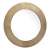 Tano Antique Brass Round Mirror, by Uttermost, 41" width x 41" height x 0.75" depth thumbnail 5