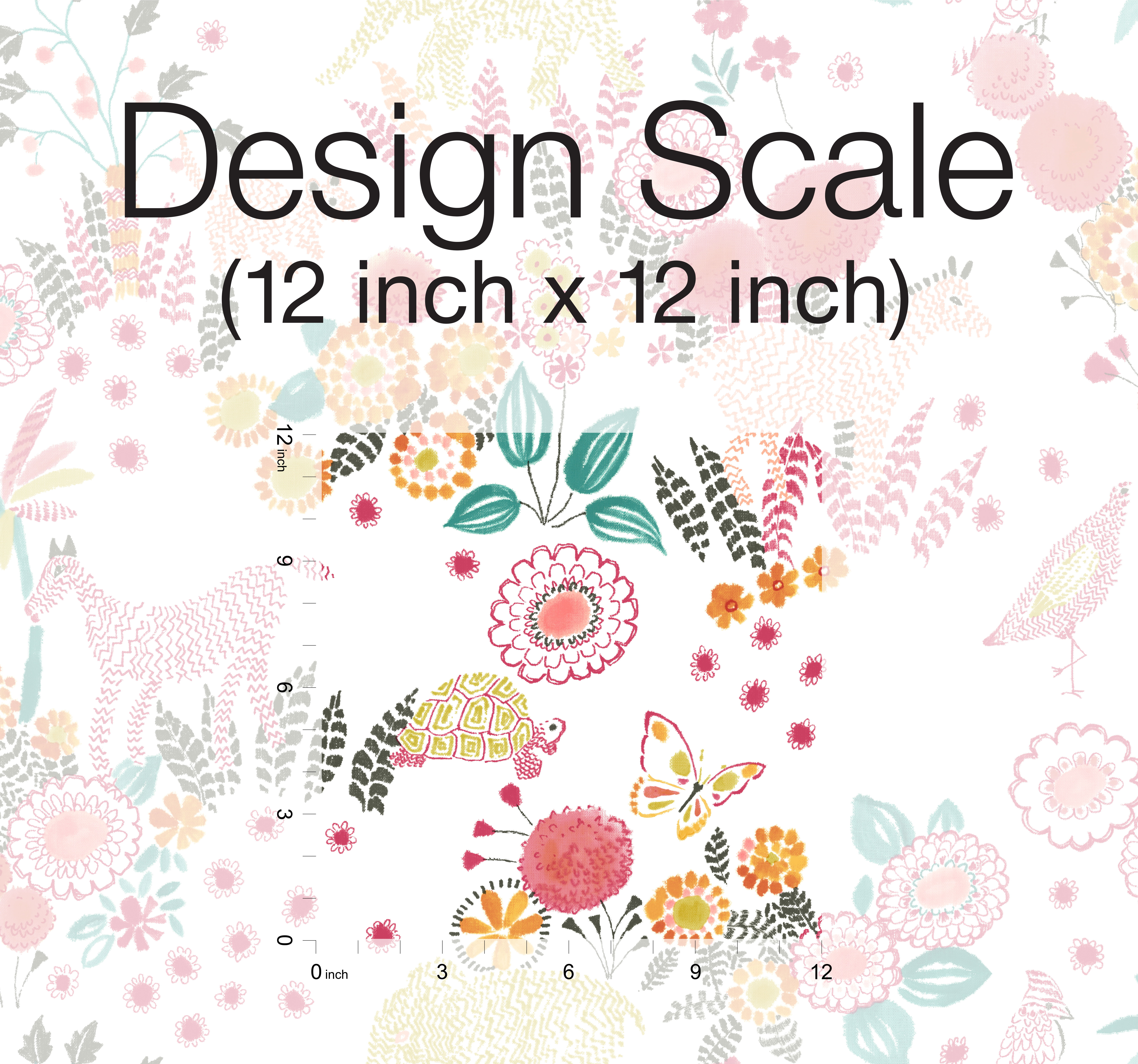 Reverie Coral Peel & Stick Wallpaper, by York Wall, 20' length x 2'3" width x 0.02" depth View 4