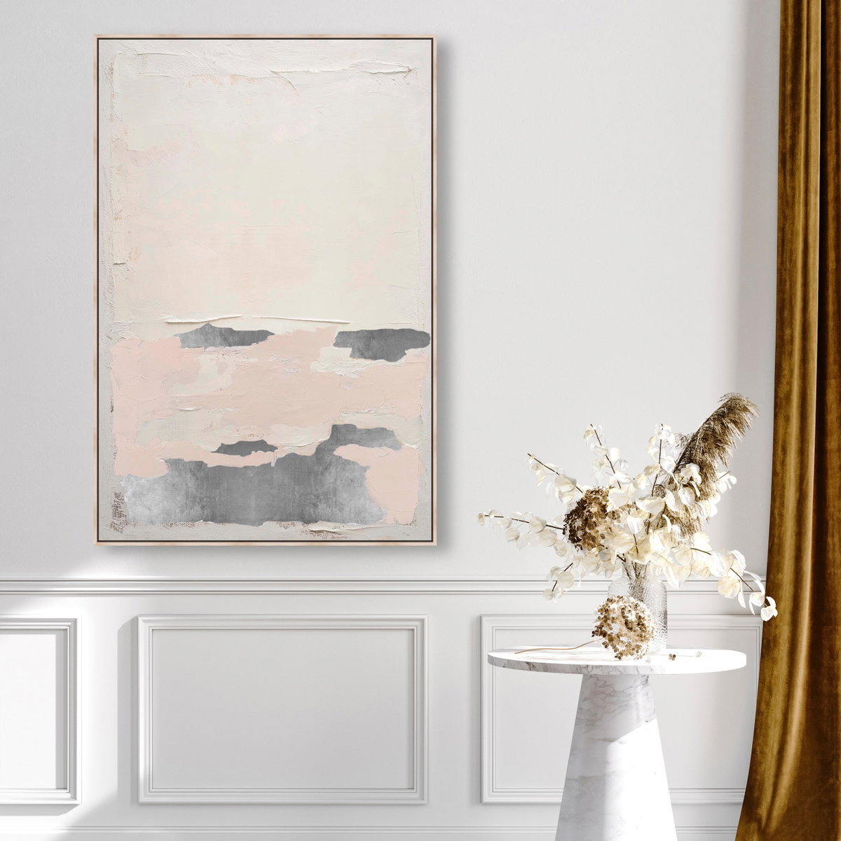 Wallborn I (Beige Spackle), Art by Oliver Gal,  20x30 View 2