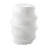 Winded Outdoor White Accent Table, Outdoor Table by Uttermost, 1'2.5" width x 1'8" height x 1'2.5" depth thumbnail 6