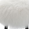 Wooly Sheepskin Accent Stool thumbnail 5