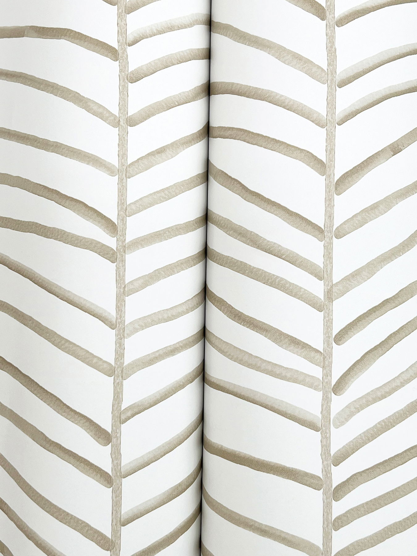 Cascade Palm Chevron Dune Wallpaper large image 