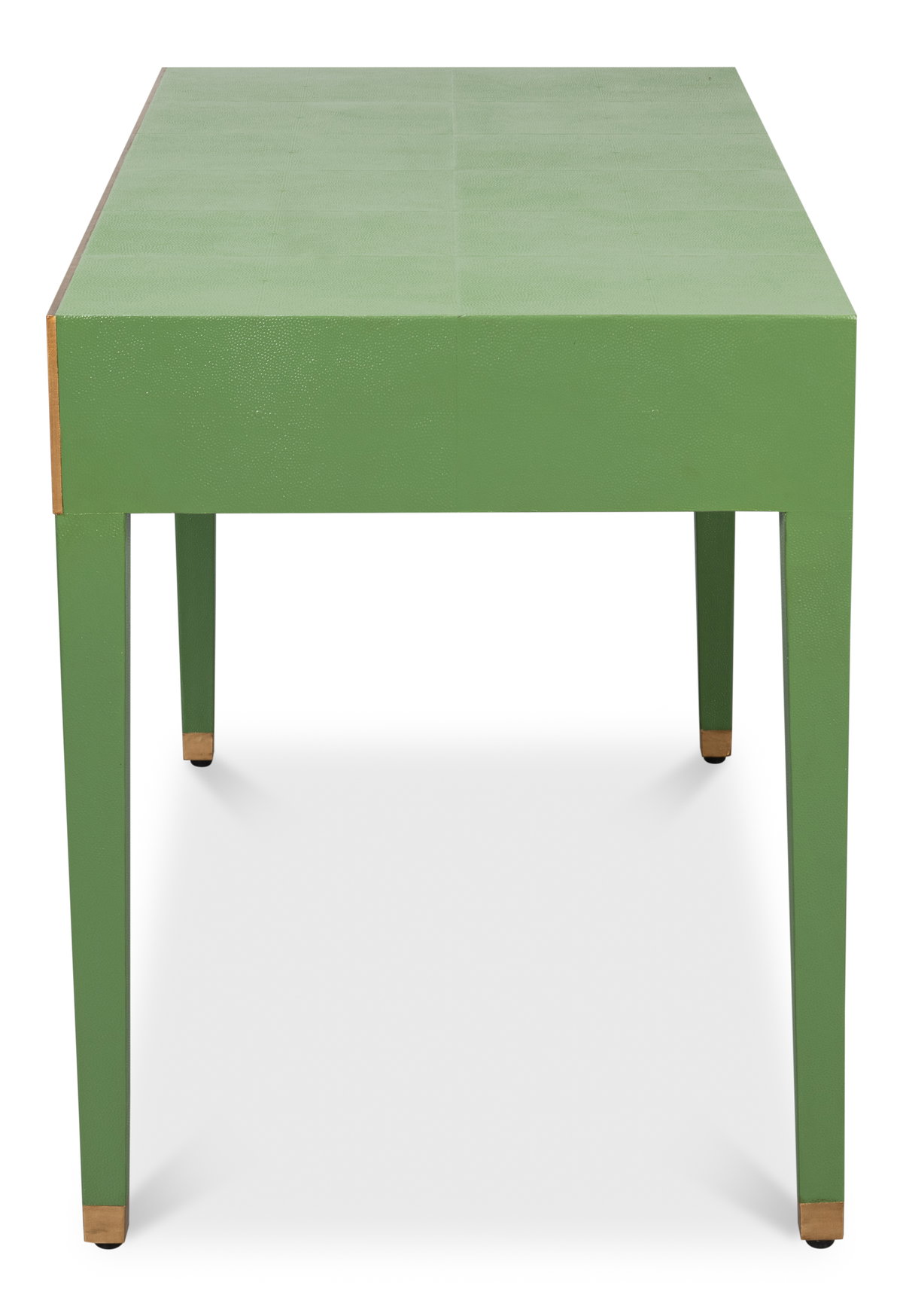 Gabriella Shagreen Desk/Table Watercress, by Sarreid, 2' length x 4' width x 2'6" height View 4